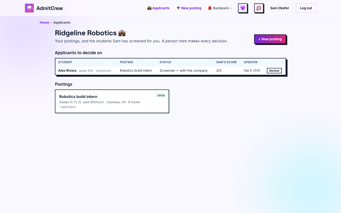 The company portal